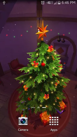 The Wizard's Christmas Live Wallpaper screenshot 3