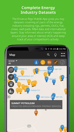 Enverus Rigs: Active Locations screenshot 1