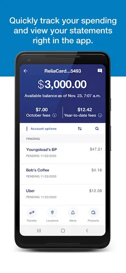 U.S. Bank ReliaCard screenshot 3