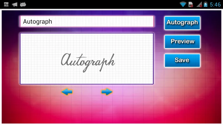 Signex Autograph Maker screenshot 1