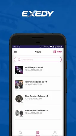 EXEDY – Product Finder screenshot 4