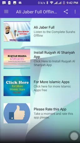 Ali Jaber Full Offline Quran Mp3 screenshot 4