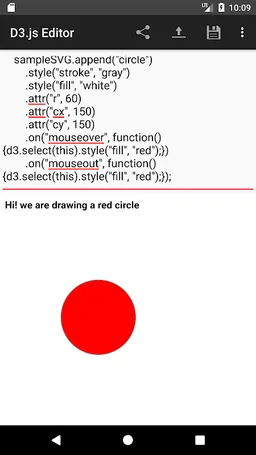 D3.js Editor Javascript - D3 Library & Tutorials screenshot 3