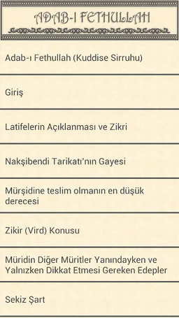 Adabı Fethullah screenshot 2