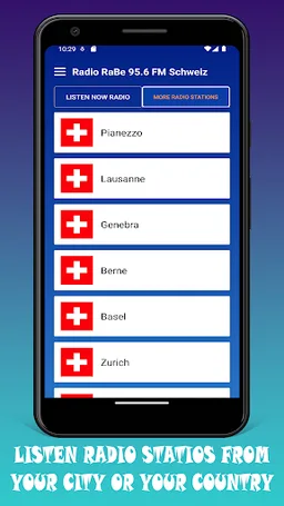 Radio Rabe 95.6 FM Schweiz App screenshot 1