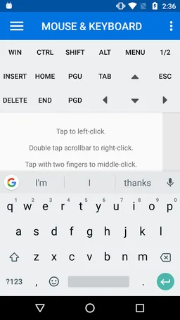 Wifi Mouse - Remote Control for your Computer! screenshot 6