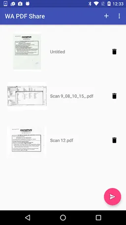 PDF Share for WhatsApp screenshot 1