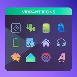 Vibrant - Icon Pack screenshot 2