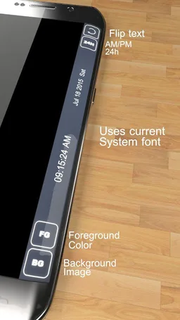 S6 Edge Clock HD screenshot 5