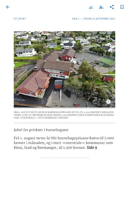 Fjordenes Tidende eAvis screenshot 5