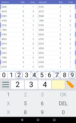 Guess a Number - Bulls & Cows screenshot 19