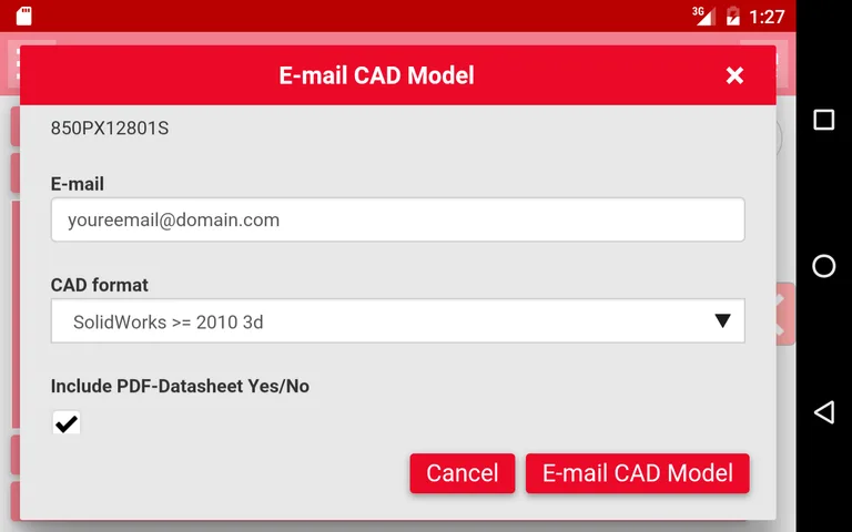 Caster CAD 3D screenshot 1