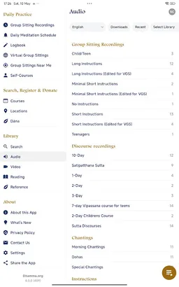 Dhamma.org screenshot 12