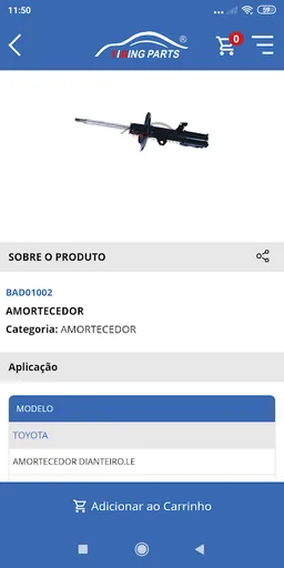 Yiming Parts - Catálogo screenshot 2