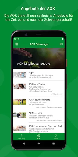 AOK Schwanger - Gesund Leben screenshot 4