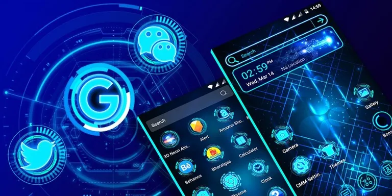 Technology Launcher Theme screenshot 3