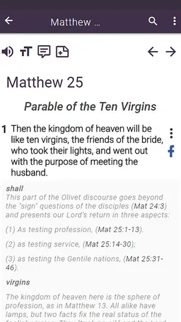 Study Bible commentary screenshot 8