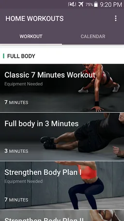 Home Workout - Workout Planner screenshot 1
