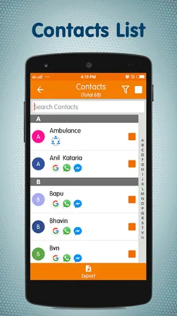 Contacts Backup & Restore screenshot 7