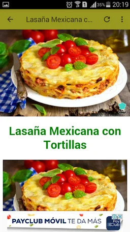 Recetas de Lasaña screenshot 6