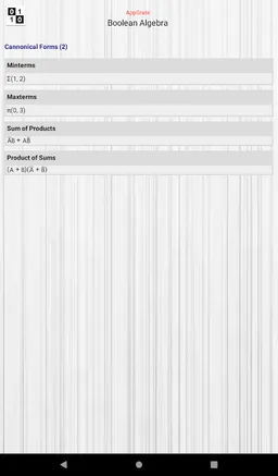 Boolean Algebra screenshot 13