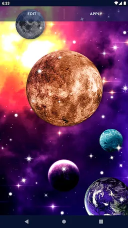 Galaxy Parallax Wallpaper screenshot 3