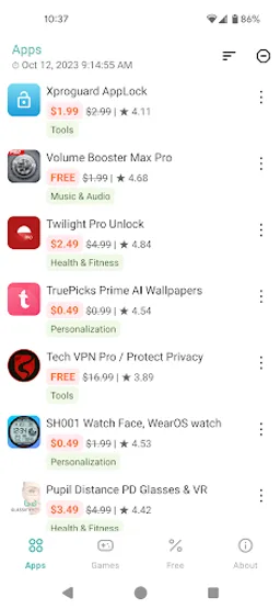 AppsOnSale - Apps & games sale screenshot 1