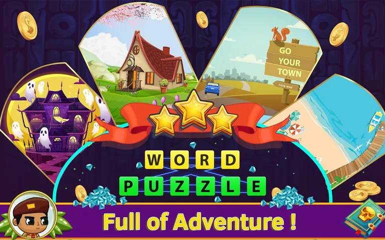 Cross Word Puzzle Games: Kids Connect Word Games screenshot 5
