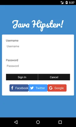 Ignite JHipster screenshot 6