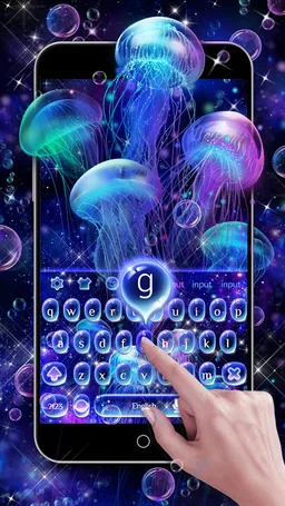 Jellyfish Keyboard Theme screenshot 2