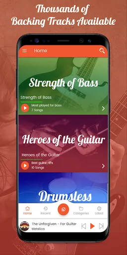 Backing Track Play Music screenshot 1