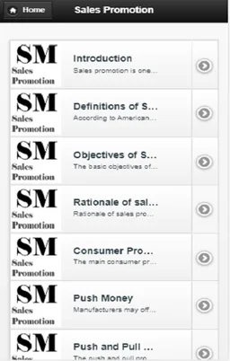 Sales promotion screenshot 1