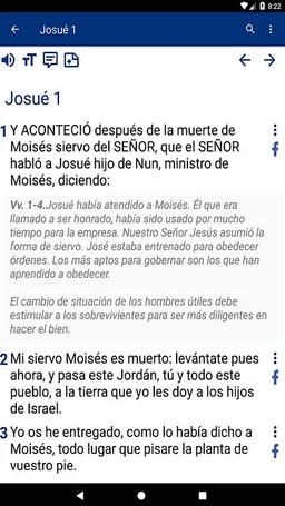Biblia de estudio en español screenshot 10