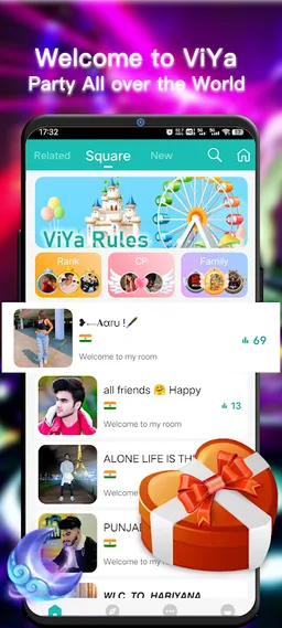 ViYa - Group Voice Chat Rooms screenshot 7
