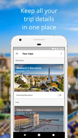 Google Trips - Travel Planner screenshot 1