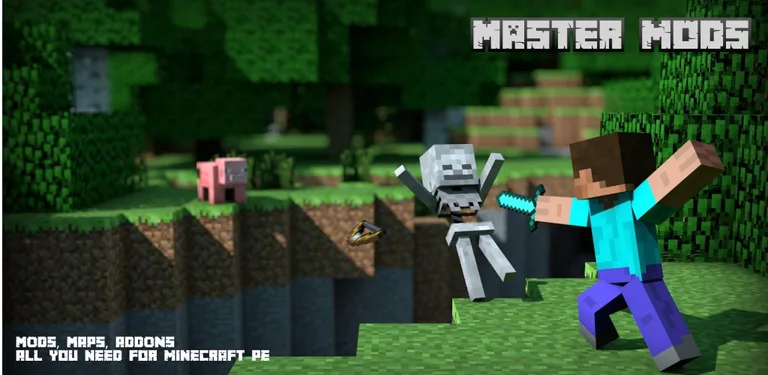 Master Mods For Minecraft - PE cover image
