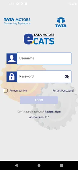 eCATS Mobile Application screenshot 1