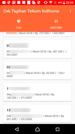Cek Tagihan Telkom Indihome screenshot 3