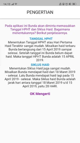Kalkulator Kehamilan Plus screenshot 4