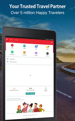 Yatra - Flights Hotels Bus IRCTC/Trains & Ola/Uber screenshot 1
