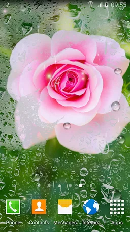 Rainy Flowers Live Wallpaper screenshot 10