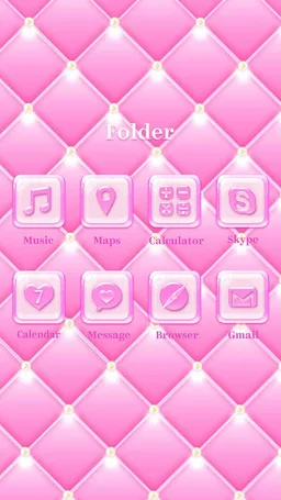 Twinkle heart GO Launcher Theme screenshot 3
