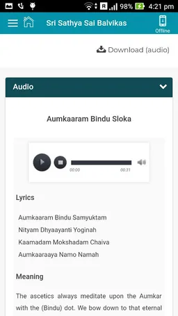 Sri Sathya Sai Balvikas screenshot 6