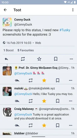 Tusky for Mastodon screenshot 7