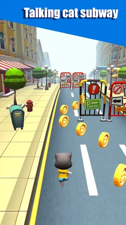 Cat Run - My Tom Subway Surf & Cat Talking screenshot 2