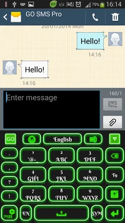 Green Glow Keyboard screenshot 7