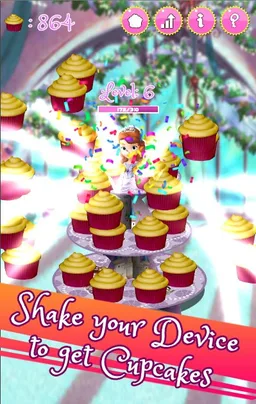 Sofia The First's Cupcakes - idle games screenshot 1