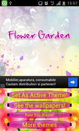 Flowers Go Launcher Theme screenshot 7