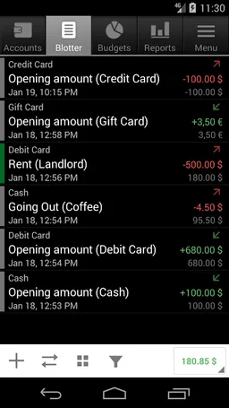 Financisto - Personal Finance Tracker screenshot 3