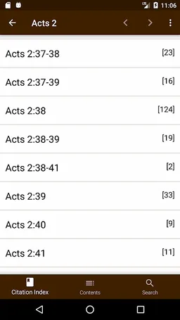 Scripture Citation Index screenshot 2